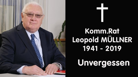 Todes anzeige von Leopold Müllner