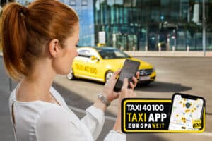 Banner der Taxi40100 App