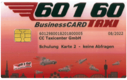 Business Card der CC Taxicenter GmbH