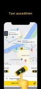 Schritt 2: Taxi auswählen